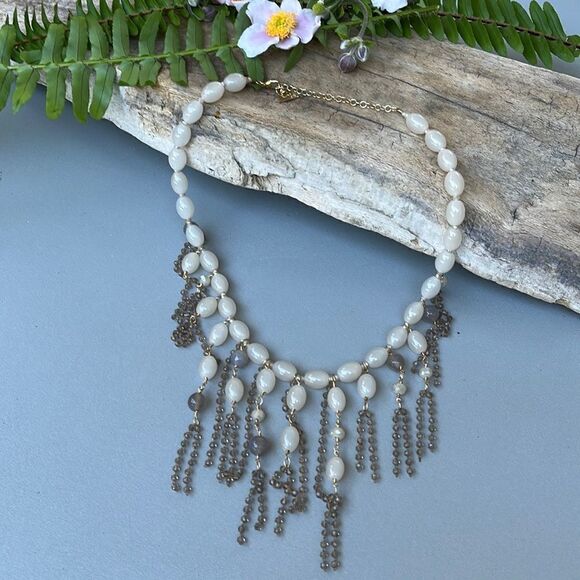 SEREFINA GLASS BEAD NECKLACE.  NWOT - Picture 1 of 8